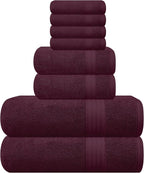 GLAMBURG Ultra Soft 8-Piece Towel Set by GLAMBURG