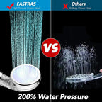 FASTRAS LED Shower Head with Handheld, High Pressure Shower Head with Hose - Image 4