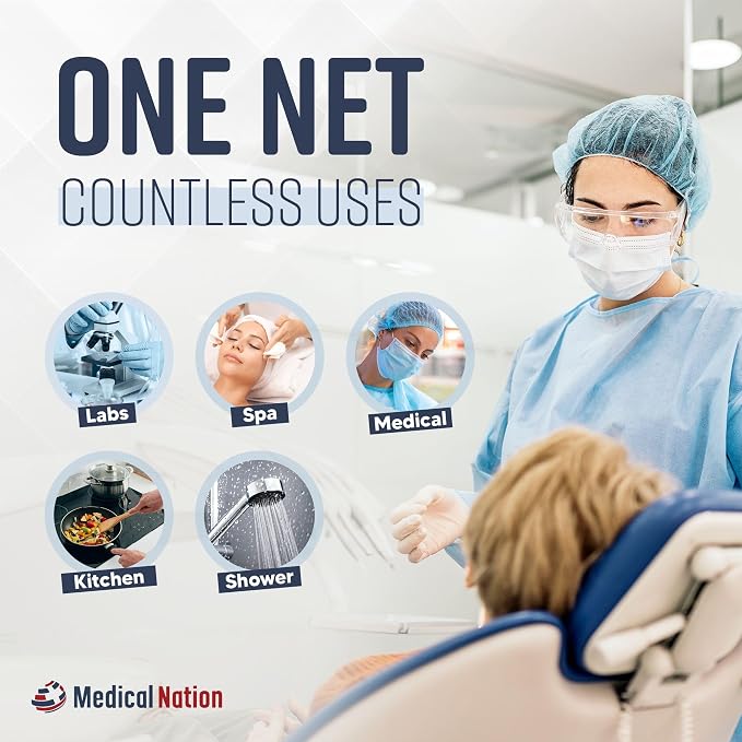 Medical Nation 24" Hair Net Disposable Bouffant Caps |CASE OF 1000, Non-Pleated - Image 5