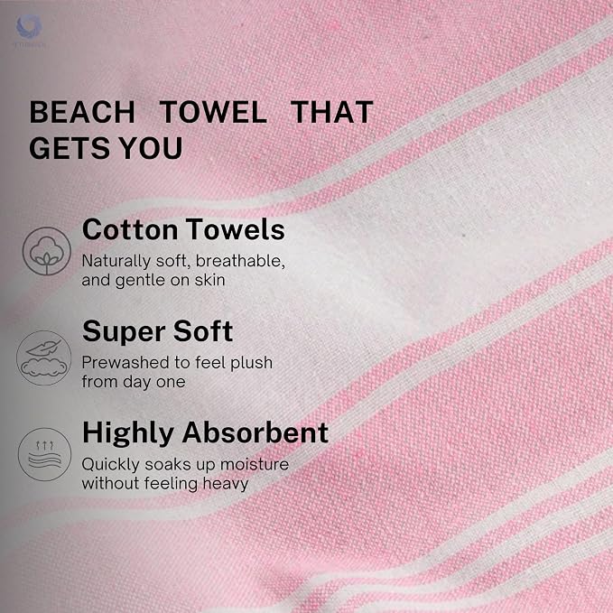 Cotton Turkish Beach Towel - Image 7