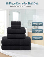 Casa Platino 100% Cotton Towel Set - Image 3