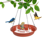 VUWEZ Hanging Bird Bath, Hanging Bird Water Feeder by VUWEZ