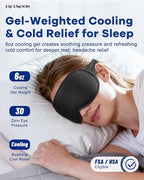 3D Weighted Cooling Gel Eye Mask - Image 2