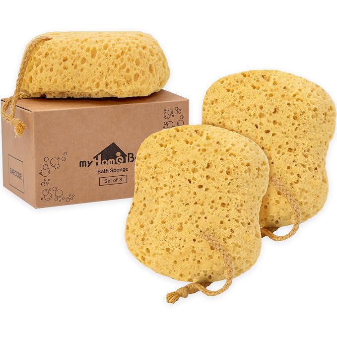 myHomeBody Bath Sponge, Foam Loofah, Body Scrubber by myHomeBody
