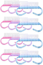 12-Pack Handle Grip Nail Brush, Fingernail Scrub Cleaning Brushes by YOFAN
