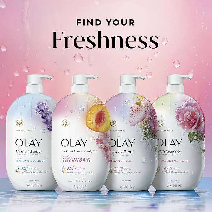 Olay Body Wash for Women, Fresh Radiance, 24/7 Skin-Loving Freshness, Visibly - Image 10