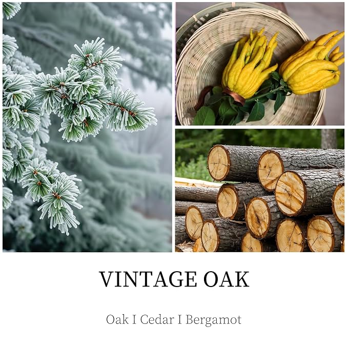 Vintage Oak Candle, 7 oz Scented Candle - Image 3