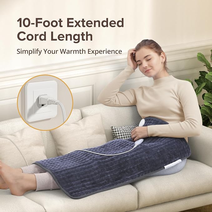 Heating Pad for Back Pain Relief, Electric Heating Pad XL - Image 8