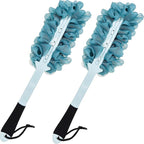 2 Pack Back Scrubber for Shower, Anti Slip Long Handle Bath Body Brush - Image 7
