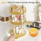 Rotating Makeup Organizer Countertop, Skincare Organizers, Spinning Perfume - Image 5