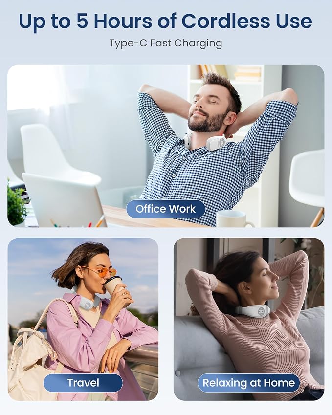 COMFIER FSA Eligible Cordless Neck Massager - Image 6