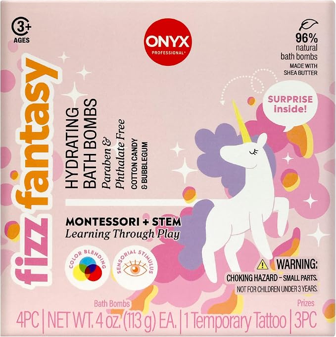 ONYX Professional Fizz Fantasy Unicorn Bath Bombs - Image 2