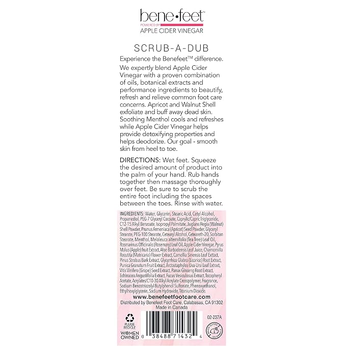Benefeet Scrub-A-Dub Cooling Foot Scrub - Image 7