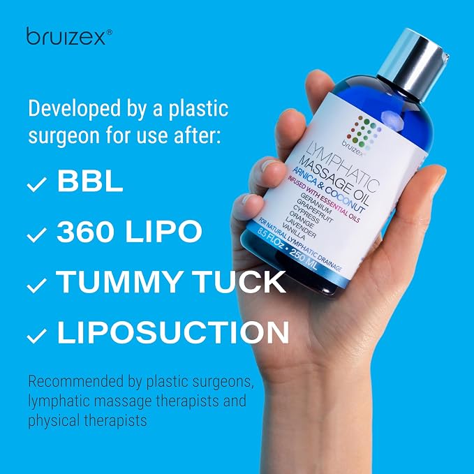 Bruizex Lymphatic Drainage Massage Oil - Image 3