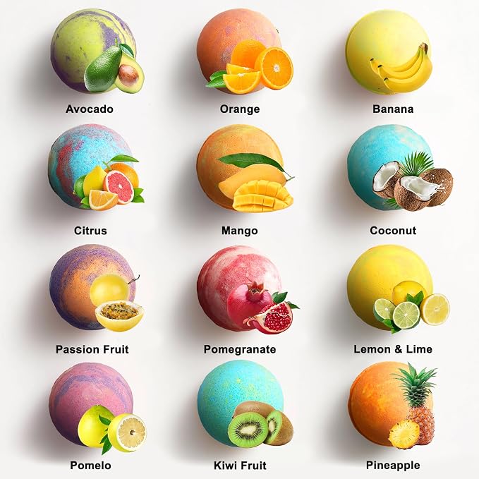 Aqua Elegante Tropical Fruit Bath Fizzies Set - Image 4