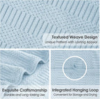 JML Microfiber Bath Towels, Large Bathroom Towel 2 Pack, Super Absorbent and - Image 3