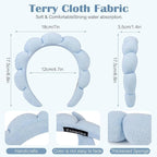 Ztomine Spa Terry Cloth Headband Combo Pack - Image 6