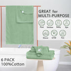 VOOVA & MOVAS Green Towels for Bathroom - Image 3