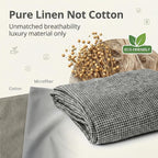 Pure 100% Linen Bath Towel - Image 2