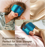LC-dolida Luxurious Silk Soft Sleep Mask, Sleep Headphones - Image 4