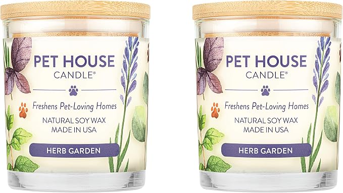 Pet House Candles, Plant-Based, Long Lasting, Pet Friendly Candles by OneFurAll