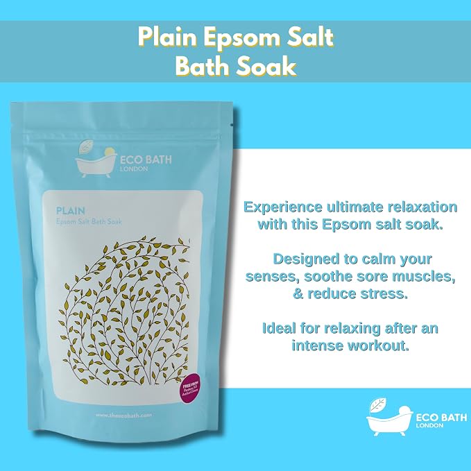 Eco Bath London Plain Unscented Epsom Salt Bath Soak - Image 2
