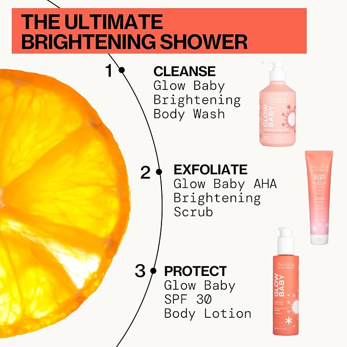 Pacifica Glow Baby Brightening Body Wash – Vitamin C & AHA Exfoliating Body Wash - Image 13