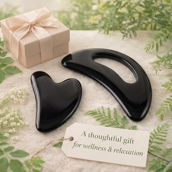 BBTO 2 Pcs Body Gua Sha Tool Large Resin Scraping Tools - Image 6