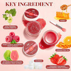 Lip Scrub & Lip Mask Set, Overnight Treatment Lip Care Products, Mothers Day - Image 2