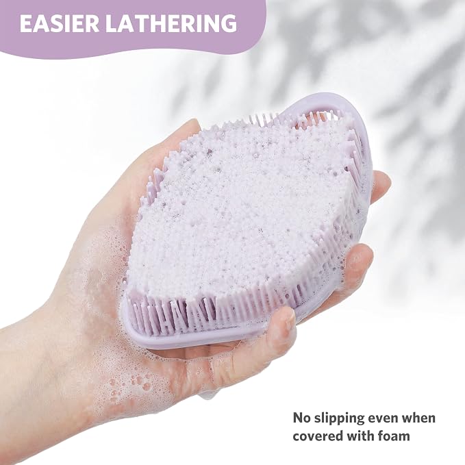 Sndyi Silicone Body Scrubber, Gentle Exfoliating Body Scrubber - Image 4