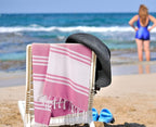 Goroly Home Cotton Turkish Peshtemal Beach Towel, Extra Large, Thin Quick Dry - Image 4