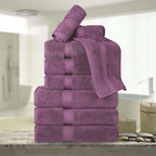 Superior Egyptian Cotton Pile 9 Piece Towel Set, Includes 3 Bath, 3 Hand by SUPERIOR