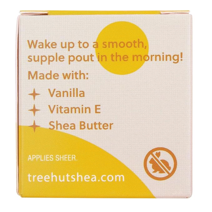 Tree Hut Vanilla Overnight Lip Mask, Deeply Hydrating Leave-On Treatment - Image 2