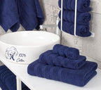 American Soft Linen Premium 3 Piece Towel Set, 1 Bath Towel 1 Hand Towel 1 - Image 2