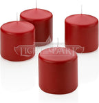 Light In The Dark 4 Red Apple Cinnamon Scented Pillar Candle 3 Inch Tall X 3 - Image 2