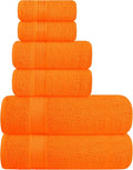 Elvana Home Ultra Soft 6 Pack Cotton Towel Set, Contains 2 Bath Towels 28x55 by Unknown