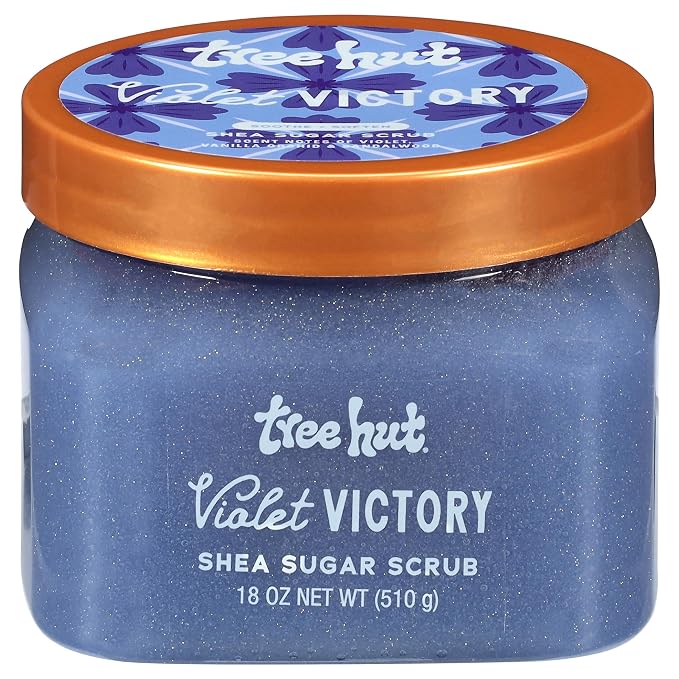 Tree Hut Violet Victory Shea Sugar Scrub, Exfoliating, Hydrating & Moisturizing by TreeHut