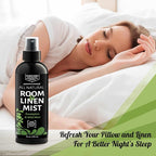 Aromasong Eucalyptus & Wild Mint Linen and Room Spray, Natural Aromatic Mist - Image 3