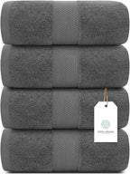 White Classic Luxury Bath Towels Extra Large - Image 2