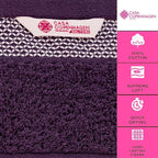 CASA COPENHAGEN Solitaire 6Pcs 100% Egyptian Cotton Large Designer Towels Gift - Image 2