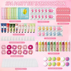 120PCS Spa Party Supplies for Girls, Include Facial Masks, Lip Mask, Under Eye - Image 2