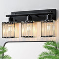 Bathroom Light, 3-Light Modern Crystal Vanity Light, Bathroom Lighting Fixtures by Unknown