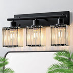 Bathroom Light, 3-Light Modern Crystal Vanity Light, Bathroom Lighting Fixtures by Unknown