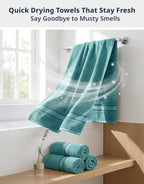 Lane Linen 100% Cotton Bath Towels 4 Pack - Image 7