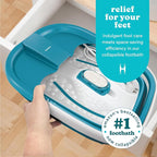 Homedics Smart Space Bubble Mate Collapsible Foot Spa, Heat-Maintaining - Image 2