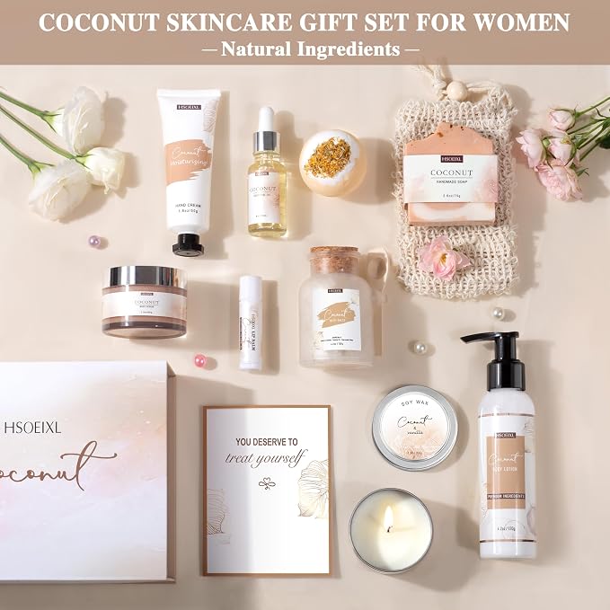 Gifts for Women Bath and Body Gift Basket Set for Women, 12 Piece Set of - Image 3