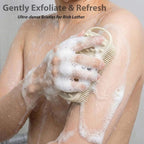 2 PC Silicone Body Scrubber, 2 in 1 Exfoliating Shower Bath Scrubber, Soft - Image 3