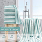 4 Piece Bath Towel Set Oversized Bath Sheet 35"x70" Bathroom Towel Extra Large - Image 2