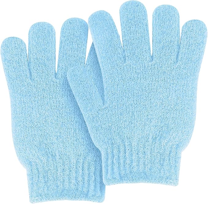 MOLOPPO 2 PCS Exfoliating Glove, Scrub Gloves Exfoliating, Body Exfoliator - Image 7