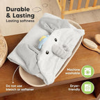 KeaBabies Organic Baby Towel - Image 7